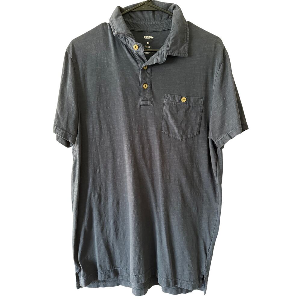 EUC Men's Sonoma Casual Navy Polo sz M